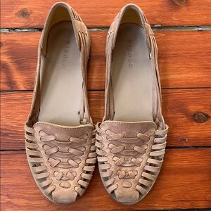 Women's Tan Leather Loafers